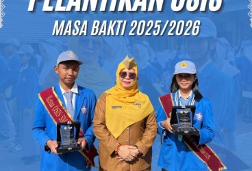 Pelantikan Osis th 2025/2026 oleh Ibu Kepala Sekolah 