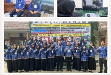 Kunjungan Kadis di SPMB hari ketiga di SMAN 8 Bandarlampung 